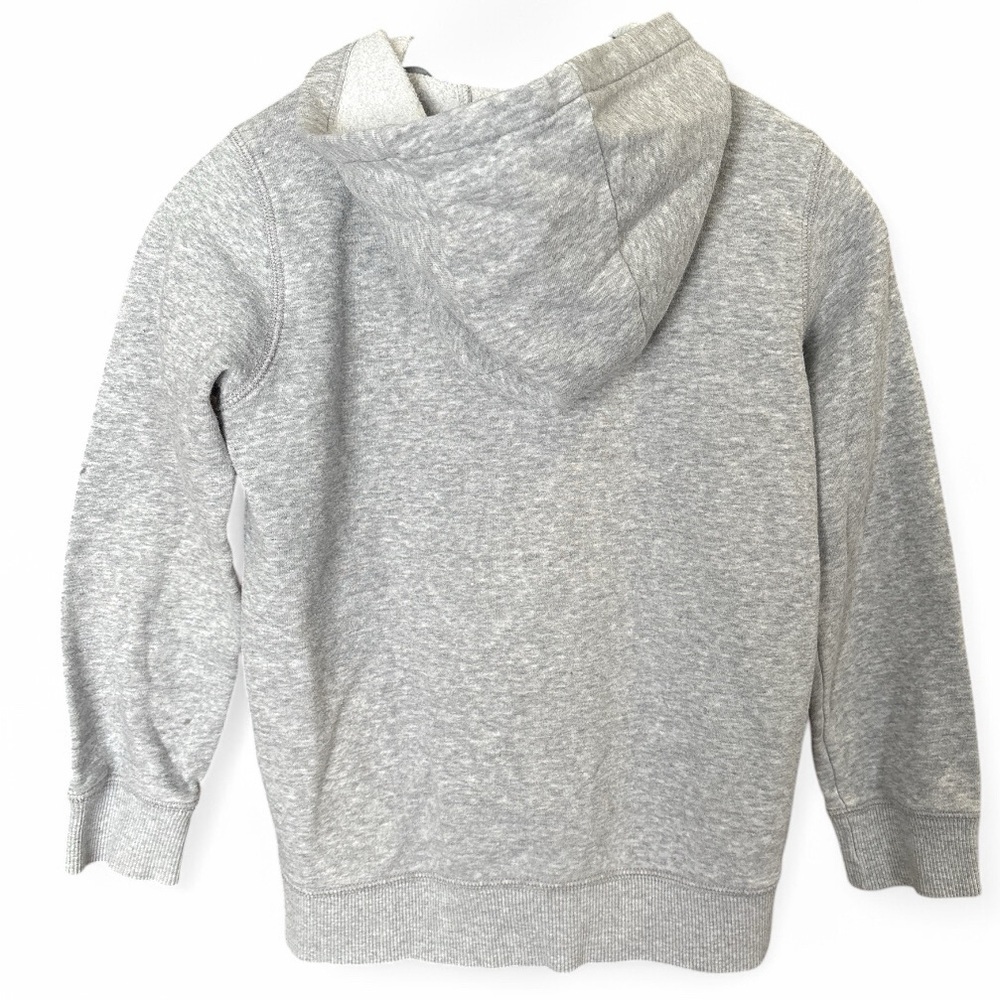 Boys Carters Zip Up FleeceHoodie Sweatshirt Gray Size 8 - Picture 2 of 4